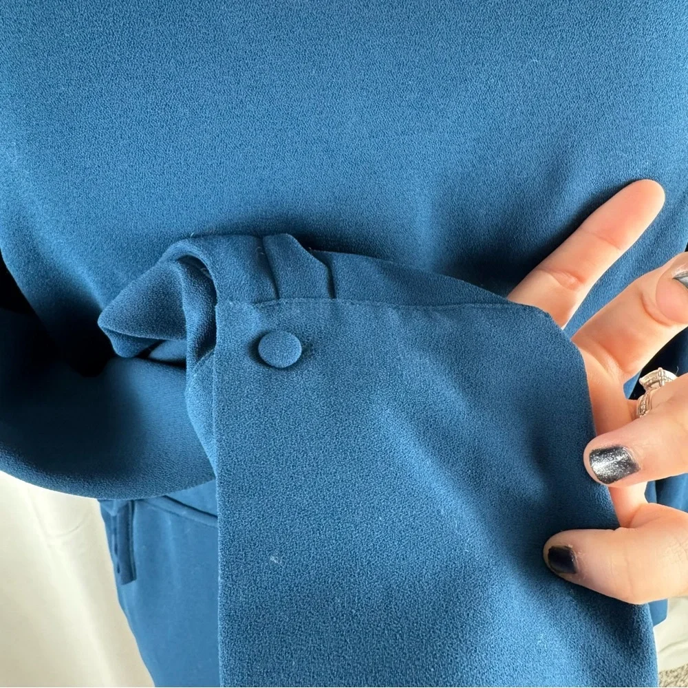 H&M Blue Tie Dress - Picture 4 of 6